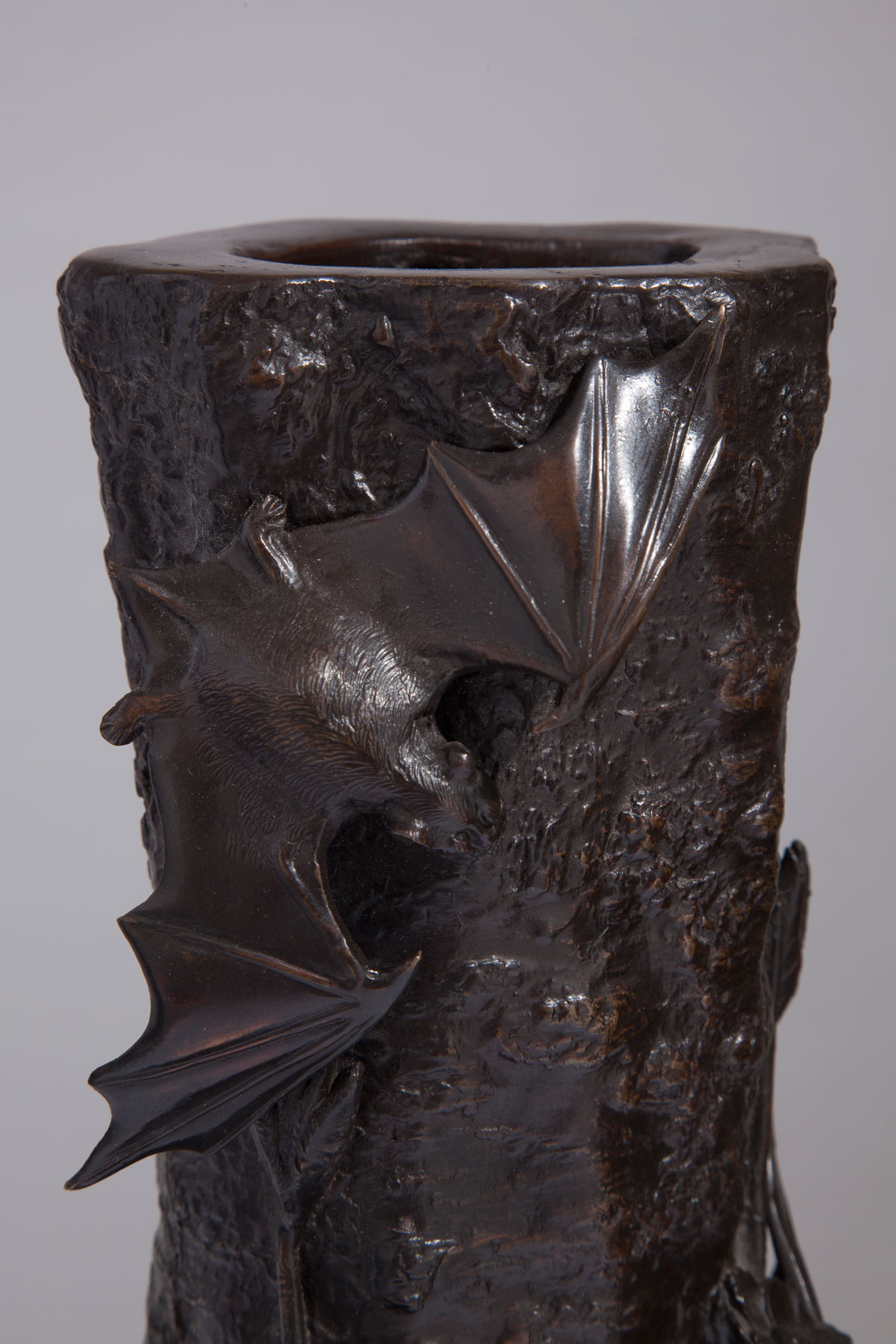 Pair of Bat Vases